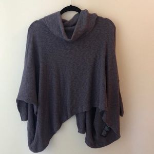 Free people purple open back sweater - size M
